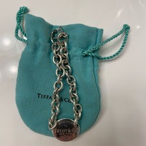 Tiffany & Co. oval tag bracelet